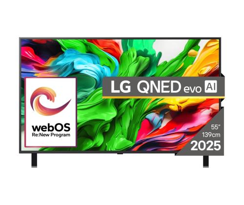 Televisio LG 55" 4K/Smart 3840x2160 Langaton LAN Bluetooth webOS 55QNED85A3C