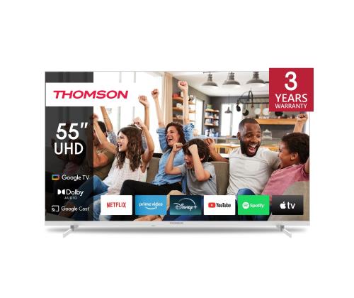 LCD-televisio 55" QLED/VALKOINEN 55UG4S14W THOMSON