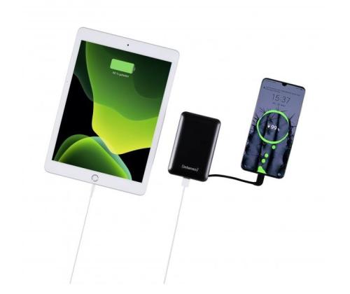 VIRTAPANKKI USB 10000MAH/MUSTA XC10000 INTENSO