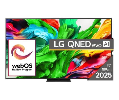 Televisio LG 75" 4K/Smart 3840x2160 Langaton LAN Bluetooth webOS Musta 75QNED86A3A LG 75" 4K/Smart 3840x2160 Langaton LAN Bluetooth webOS Musta 75QNED86A3A