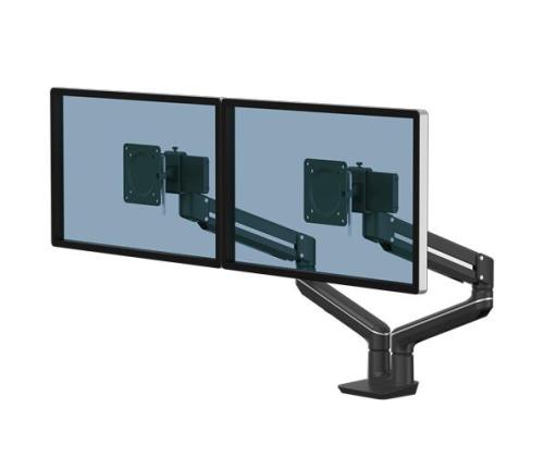 Monitoripidike ARM TALLO kahdelle, musta 8614401 FELLOWES