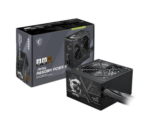 Virtalähde MSI ATX PC 100 - 240 V 650 W MAGA650BNPCIE5II