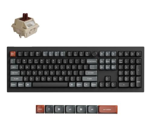 NÄPPÄIMISTÖ WRL V6 ULTRA/MUSTA V6U-D3 KEYCHRONI