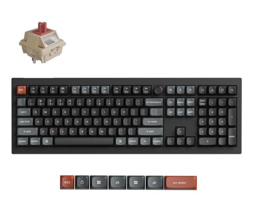 NÄPPÄIMISTÖ WRL V6 ULTRA/MUSTA V6U-D1 KEYCHRONI