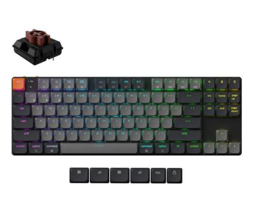 NÄPPÄIMISTÖ WRL K1 RGB/MUSTA K1X-B3 KEYCHRO