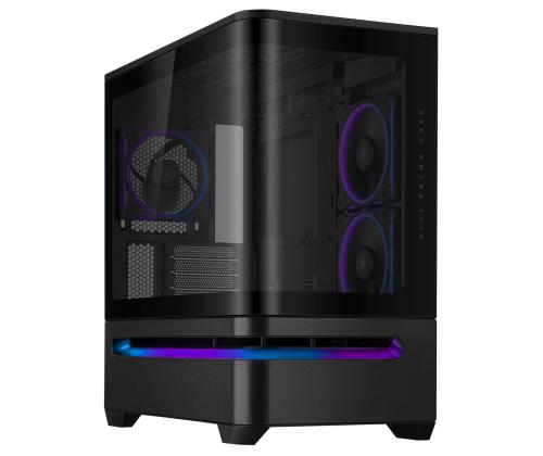 Kotelo ASUS micro ATX/Mini-ITX Musta Midi Tower PC Prime AP202 ARGB PRIMEAP202TG PRIMEAP202TG