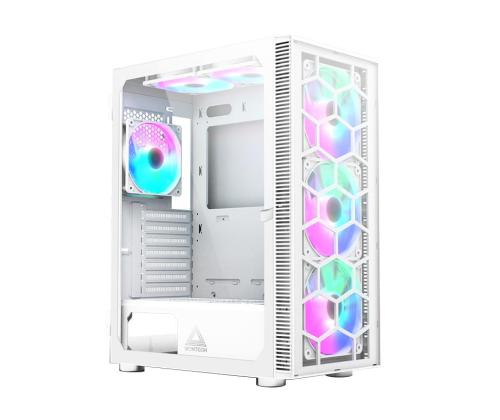 Kotelo MONTECH X3 Glass MidiTower Case tuotteen ominaisuudet Läpinäkyvä paneeli Ei sisälly ATX MicroATX..