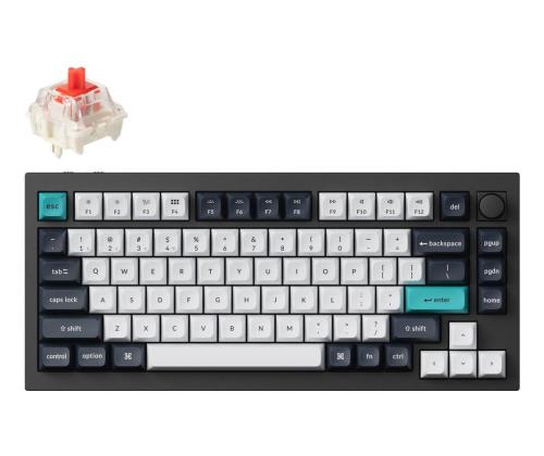 NÄPPÄIMISTÖ WRL Q1 MAX RGB/CARBON BLACK Q1M-M1 KEYCHRO
