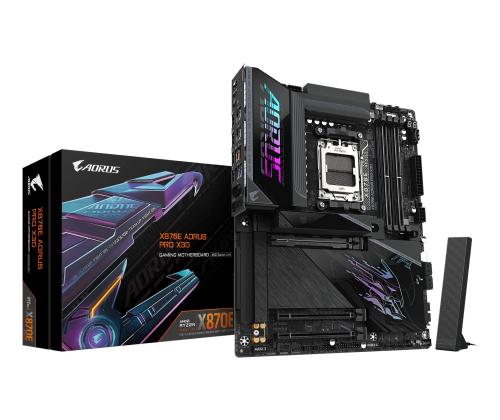 Emolevy GIGABYTE AMD X870E Socket AM5 ATX RAM DDR5-SDRAM 4xSlotit Wi-Fi Kyllä Bluetooth Kyllä 4x..