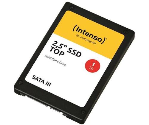 SSD INTENSO 1TB SATA 3.0 SLC Kirjoitusnopeus 500 Mt/s Lukunopeus 520 Mt/s 2,5" 3812460