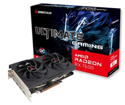 VGA PCIE16 RX7600 8GB GDDR6/VA76S6RM81 BIOSTAR