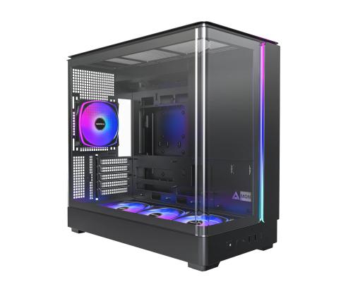 Kotelo MONTECH micro ATX/Mini-ITX musta Midi-torni PC KING 15 PRO KING15PRO(B)