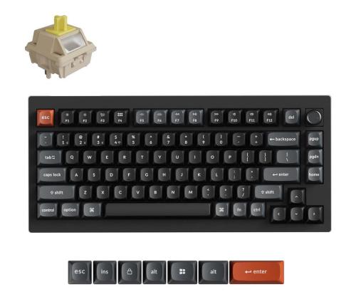 NÄPPÄIMISTÖ WRL V1 ULTRA/MUSTA V1U-D4 KEYCHRO