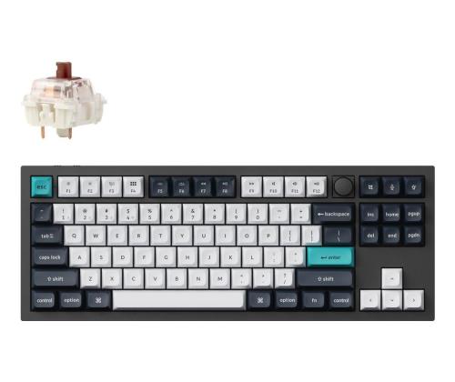 NÄPPÄIMISTÖ WRL Q3 MAX RGB/CARBON MUSTA Q3M-M3 KEYCHRO