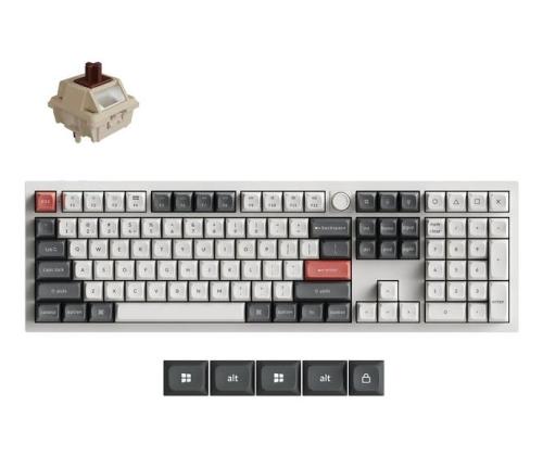 NÄPPÄIMISTÖ WRL Q6 ULTRA/WHITE Q6U-P3 KEYCHRONI