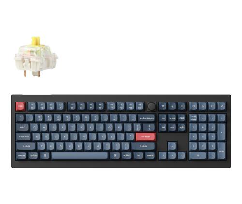 NÄPPÄIMISTÖ WRL V6 MAX/CARBON BLACK V6M-D4 KEYCHRONI