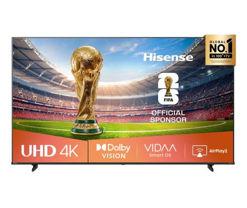 TV-sarja HISENSE 85 " 4K Ultra HD 3840 x 2160 pikseliä Flat 16:9 LED 85A6Q