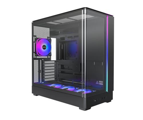 Kotelo MONTECH micro ATX/Mini-ITX Musta Midi Tower PC KING 45 PRO KING45PRO(B)