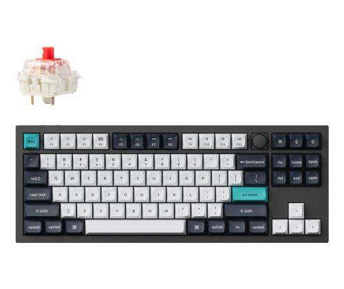 NÄPPÄIMISTÖ WRL Q3 MAX RGB/CARBON BLACK Q3M-M1 KEYCHRO