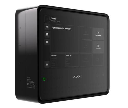 PALOHÄLYTYSPANEELI PALOKESKUS/EN54 MUSTA 125733 AJAX