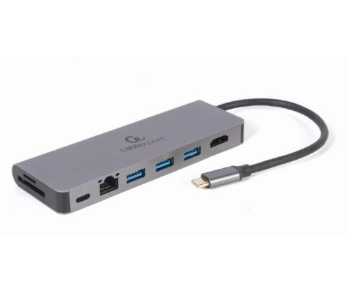 I/O-SOVITIN USB-C HDMI/USB3/5IN1:EEN A-CM-COMBO5-05 GEMBIRD