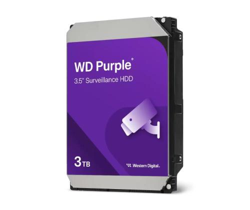 Kiintolevy WESTERN DIGITAL Purple 3TB 128 MB 3.5" WD34PURZ
