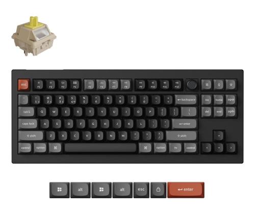 NÄPPÄIMISTÖ WRL V3 ULTRA/MUSTA V3U-D4 KEYCHRONI