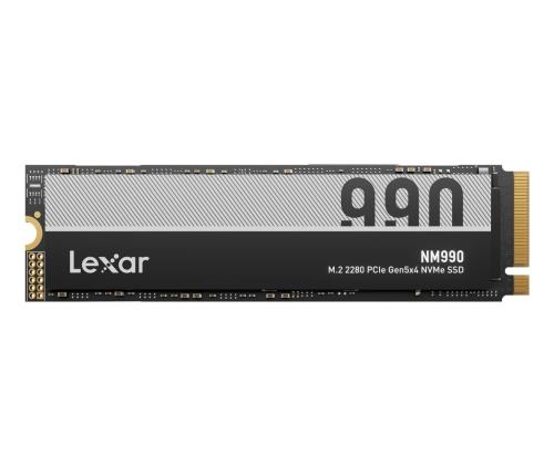SSD LEXAR NM990 2TB M.2 NVMe Kirjoitusnopeus 10000 Mt/s Lukunopeus 14000 Mt/s 2.45mm TBW..