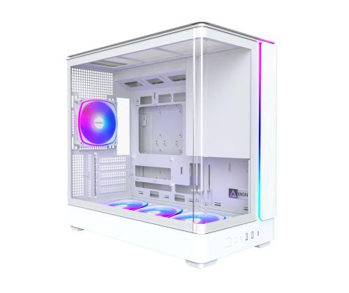 Kotelo MONTECH micro ATX/Mini-ITX Valkoinen Midi Tower PC KING 15 PRO KING15PRO(W)