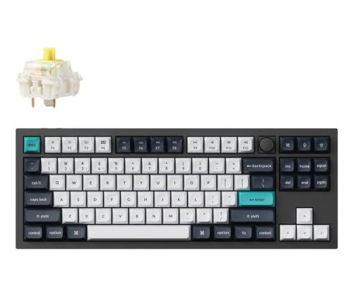 NÄPPÄIMISTÖ WRL Q3 MAX RGB/CARBON BLACK Q3M-M4 KEYCHRO