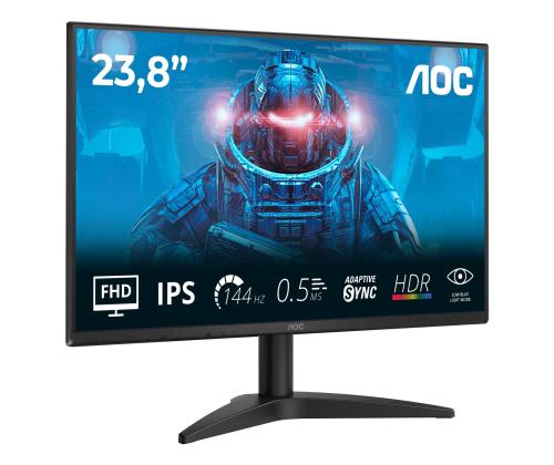 LCD-monitori AOC 23.8 " 1920 x 1080 pikseliä Full HD Native kuvasuhde 16:9 LED Flat 24B36X LED 24B36X