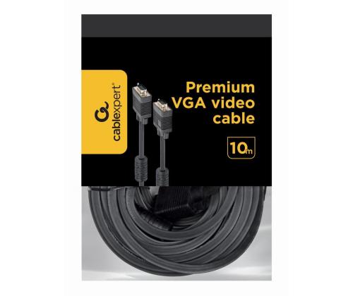 VGA-KAAPELI 10M PREMIUM/CC-PPVGA-10M-B GEMBIRD GEMBIRD