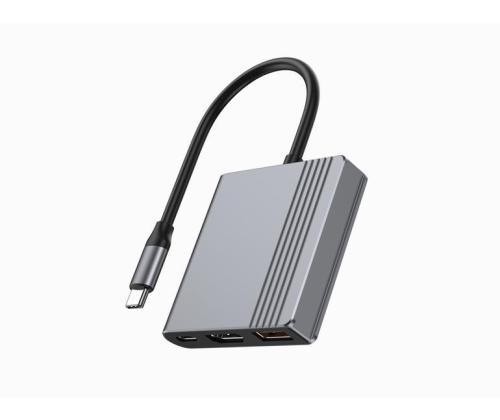 I/O-SOVITIN USB-C HDMI/USB3/3IN1:EEN A-CM-COMBO3-05 GEMBIRD