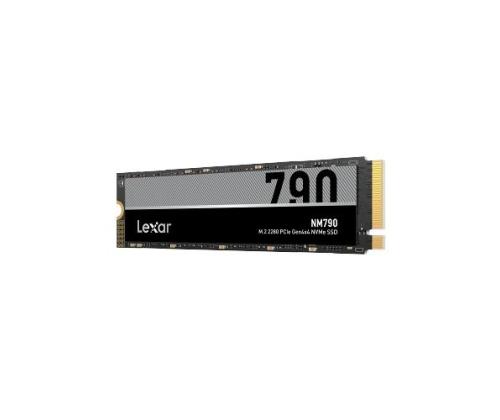 SSD LEXAR NM790 512GB M.2 PCIe Gen4 NVMe Kirjoitusnopeus 4400 Mt/s Lukunopeus 7200 Mt/s 2..