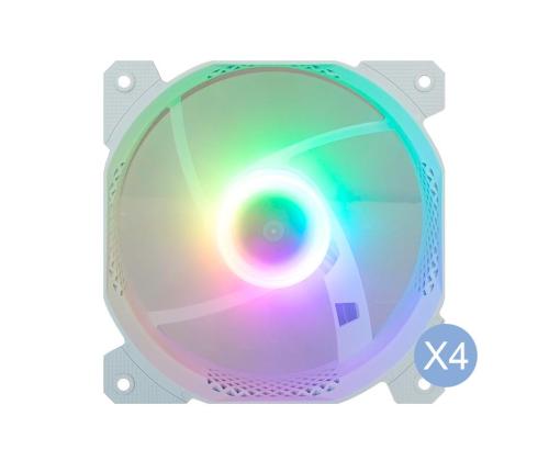 Kotelo MONTECH AIR 100 ARGB MidiTower Ei sisälly MicroATX MiniITX Väri Valkoinen AIR100ARGB(W)