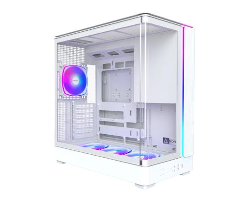 Kotelo MONTECH micro ATX/Mini-ITX Valkoinen Midi Tower PC KING 45 PRO KING45PRO(W)
