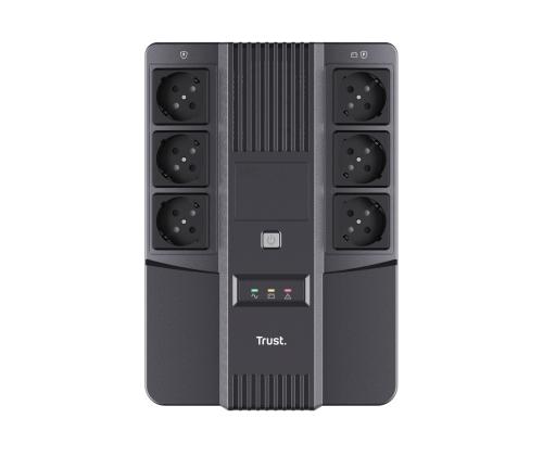 UPS TRUST 800 VA Aaltomuodon tyyppi Simuloitu siniaalto Työpöytä/jalusta 23326