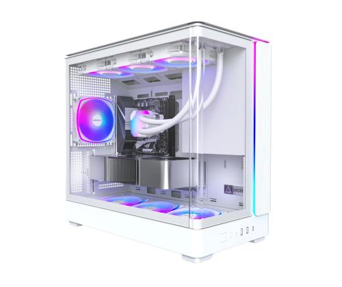 Kotelo MONTECH micro ATX/Mini-ITX Valkoinen Midi Tower PC KING 15 PRO KING15PRO(W)