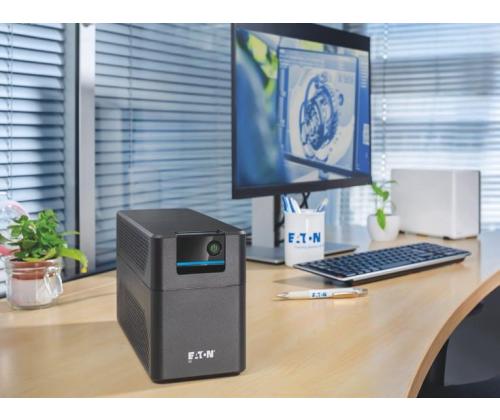 UPS EATON 660 wattia 1200 VA Aaltomuoto tyyppi Puhdas siniaalto LineInteractive vaihe 1-vaihe Desktop..