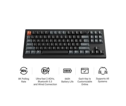 NÄPPÄIMISTÖ WRL V3 ULTRA/MUSTA V3U-D1 KEYCHRONI