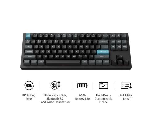 NÄPPÄIMISTÖ WRL Q3 ULTRA/MUSTA Q3U-M3 KEYCHRO
