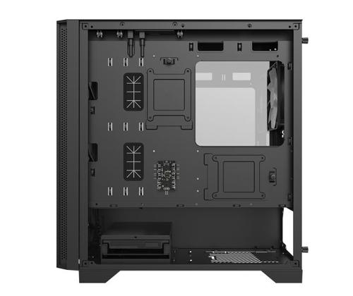 Kotelo MONTECH AIR 100 ARGB MidiTower Case tuotteen ominaisuudet Läpinäkyvä paneeli Ei sisälly MicroATX...