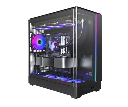 Kotelo MONTECH micro ATX/Mini-ITX Musta Midi Tower PC KING 45 PRO KING45PRO(B)