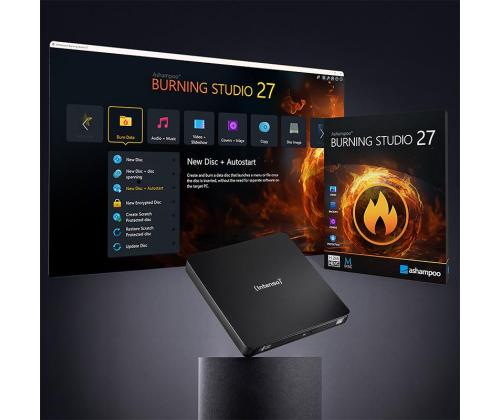 DVD RW USB3.2 EXT/MUSTA 5401400 INTENSO