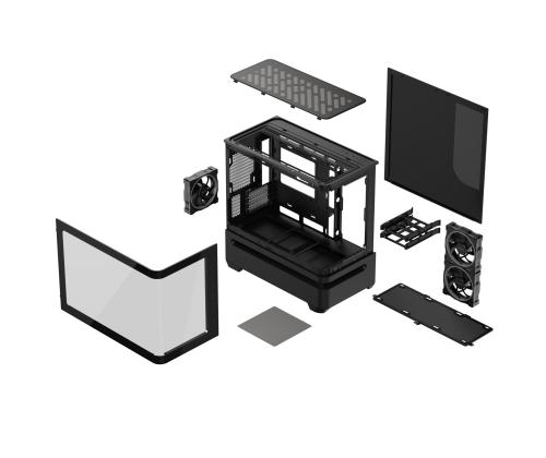 Kotelo ASUS micro ATX/Mini-ITX Musta Midi Tower PC Prime AP202 ARGB PRIMEAP202TG PRIMEAP202TG