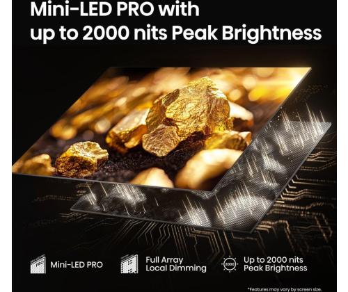 Televisio HISENSE 100 " 4K Ultra HD 3840 x 2160 pikseliä Flat 16:9 ULED 100U7QPRO 100U7QPRO