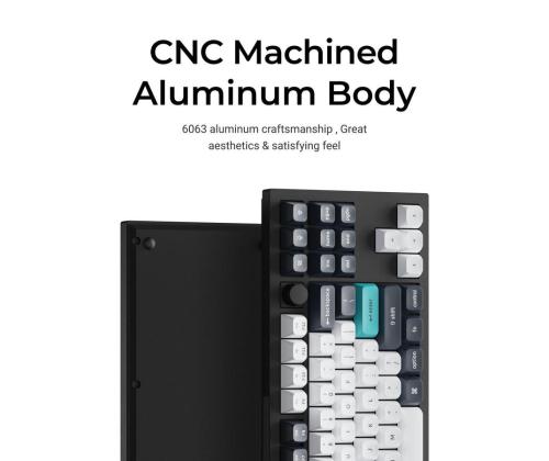 NÄPPÄIMISTÖ WRL Q3 MAX RGB/CARBON BLACK Q3M-M4 KEYCHRO