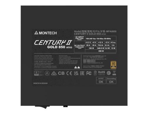 Virtalähde MONTECH CENTURY II ATX 850 W CENTURYII850
