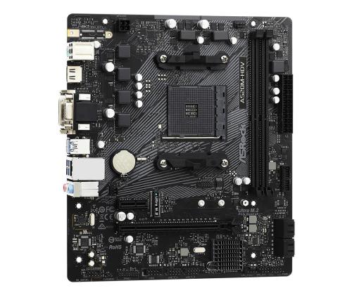 Emolevy ASROCK AMD A520 SAM4 Micro-ATX Muisti DDR4 Muistipaikat 2 1xPCI-Express 3.0 1x 1xPCI..