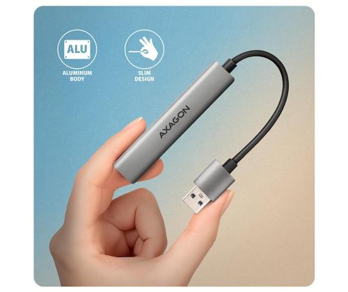 I/O-KESKITIN USB3.2 4PORT/0.12M HUE-STA AXAGON